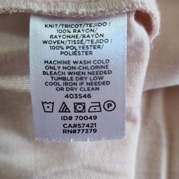 Ann Taylor Light Pink Mixed Jersey Tank - NWOT - Picture 5 of 5